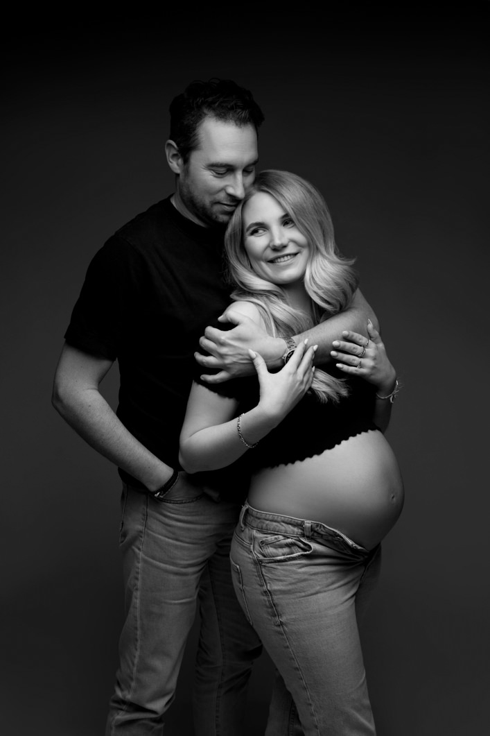Babybauchshooting mit Partner Mönchengladbach