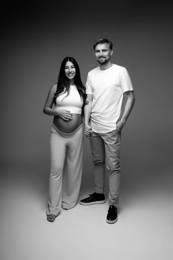 Babybauchshooting mit Partner Mönchengladbach