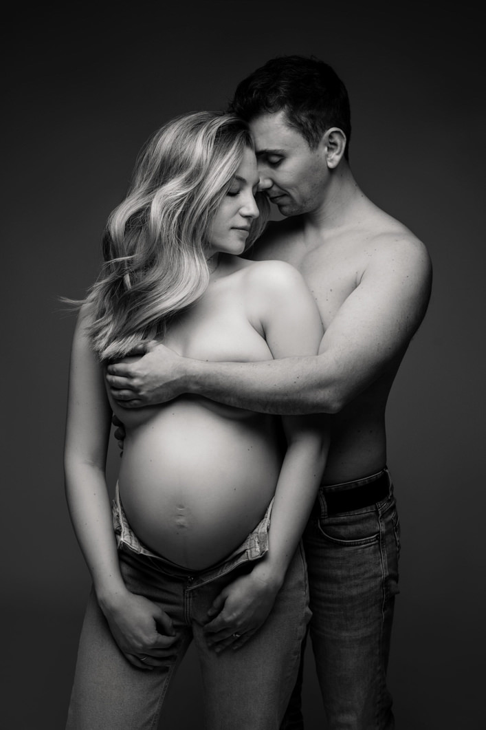 Babybauchshooting mit Partner Wegberg